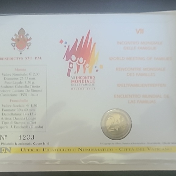 Vatican coin stamp folders - Picture 3 of 5